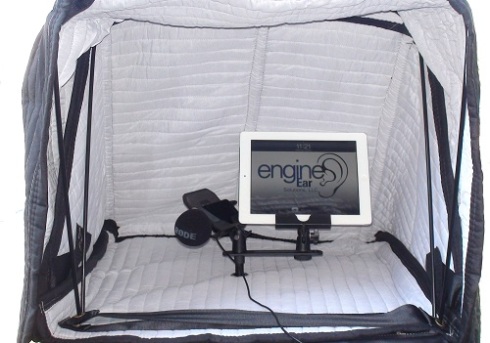 portable vocal booth for conference calls and skype
